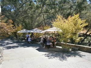 Outdoor tasting at Bremer Family Winery
