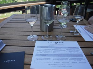 Tasting notes from La Crema Estate tasting